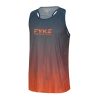 Front of grey/orange Boost One Sleeveless Shirt