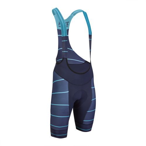 Boost Bib Short Man - Front of navy cycling shorts men