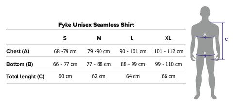 Boost Seamless Sport Shirt Long Sleeve Size Guide